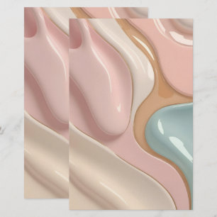 Papel de papelería multiusos con gráfico elegante
