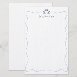 Papel de papelería náutica