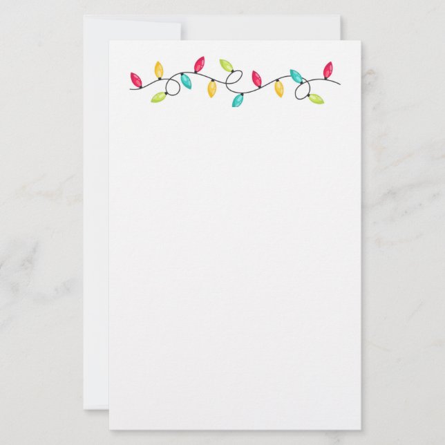 Papel de papelería navideña (Anverso)