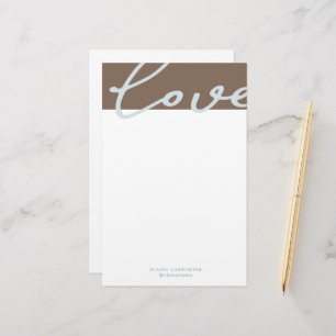 Papel de Papelería Personalizada Airy Pastel