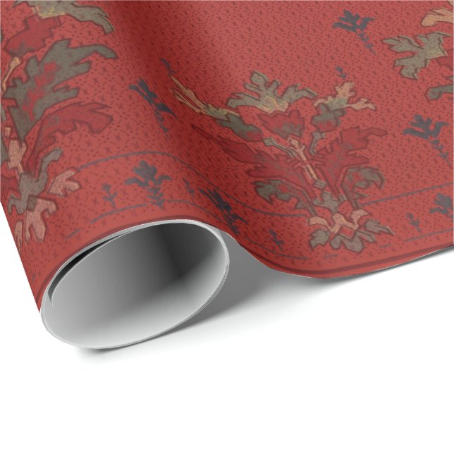 Papel de paredes de estilo Art y artesanía floral  (Esquina del rollo)