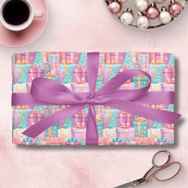 Papel de pastel y regalo de Navidad