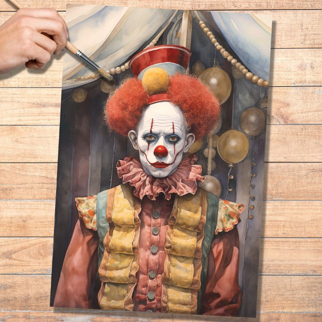 Papel de payaso circo 3 de desconchón (Subido por el creador)