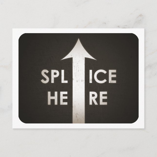 Papel de película aquí postal (Anverso)