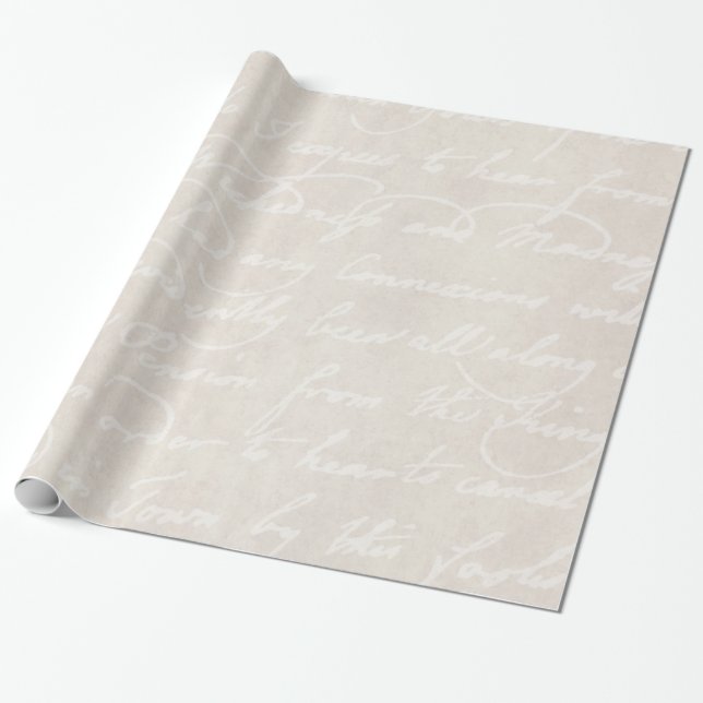 Papel de pergamino beige poner crema colonial del (Desenrollado)