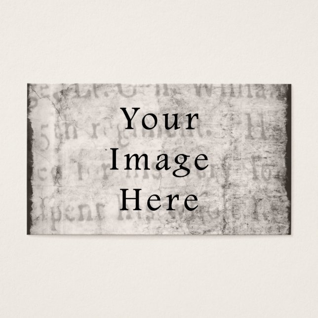 Papel de pergamino de texto de guión negro gris vi (Frente)