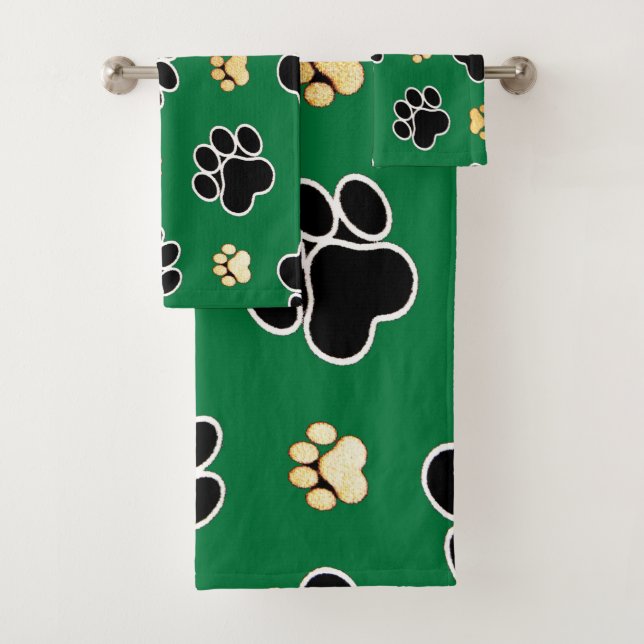 Papel de perro canino de lujo negro y marrón (In situ)