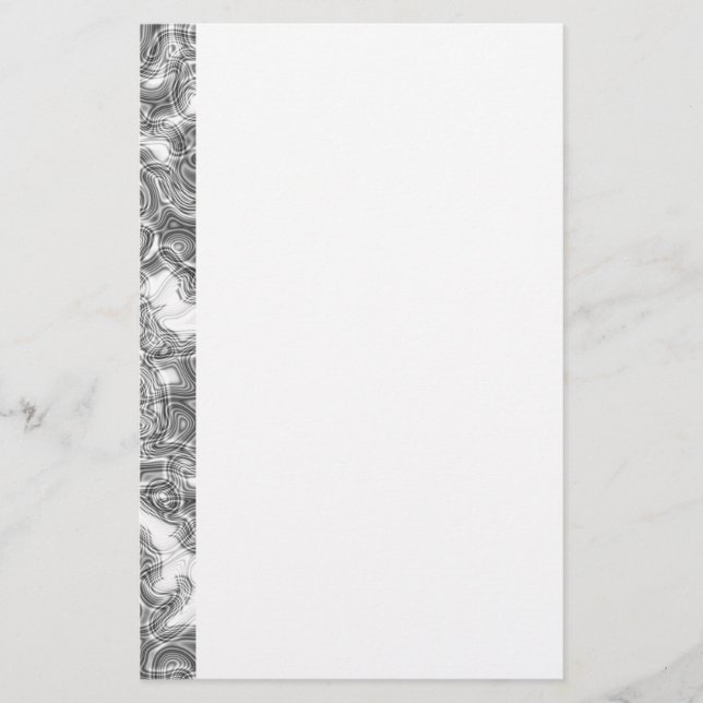 Papel de personalizable blanco y gris (Anverso)