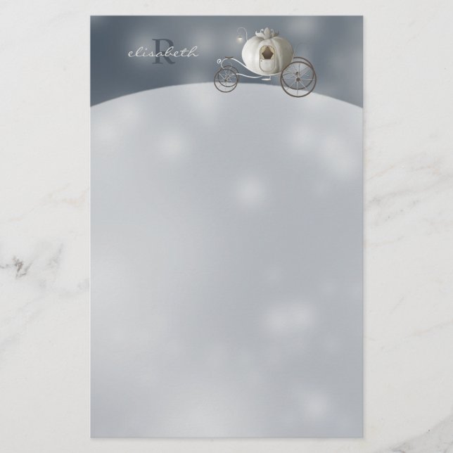 Papel de personalizado de la Cenicienta Pumpkin (Anverso)