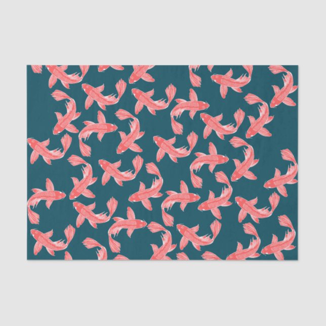 Papel de pescado Koi (Anverso)