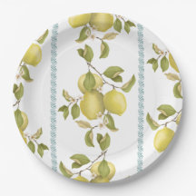 Papel de Plato de Baile de Limón