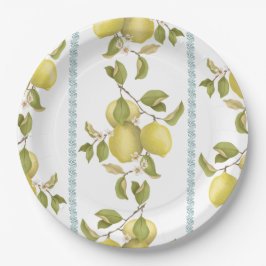 Papel de Plato de Baile de Limón