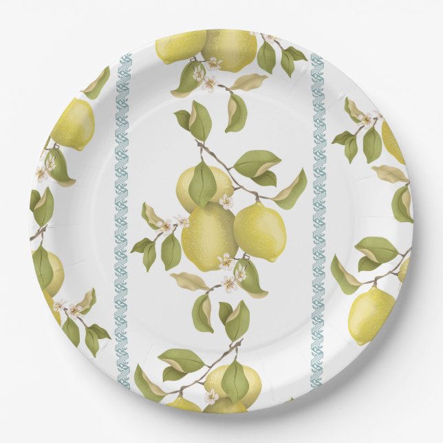 Papel de Plato de Baile de Limón (Anverso)