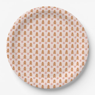 Papel de plato de patrón de hombres de jengibre na