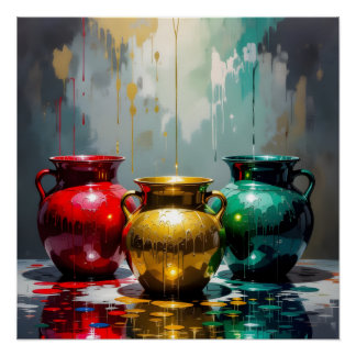 Papel de póster de arte contemporáneo (semi brillo