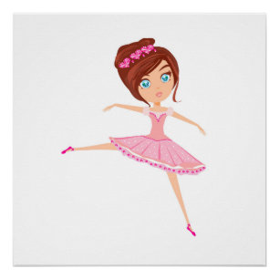 Papel de poster hermoso de la bailarina