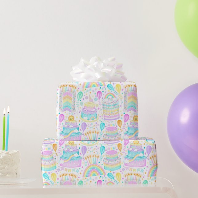 Papel de preparación para pastel de cumpleaños arc (Regalos de fiesta)