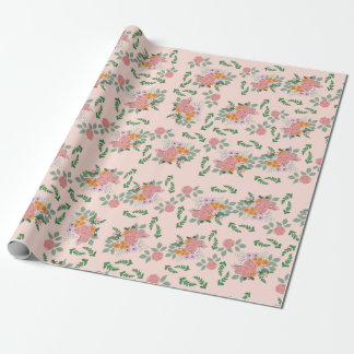 PAPEL DE RAPAS FLORALES DE RUBOR
