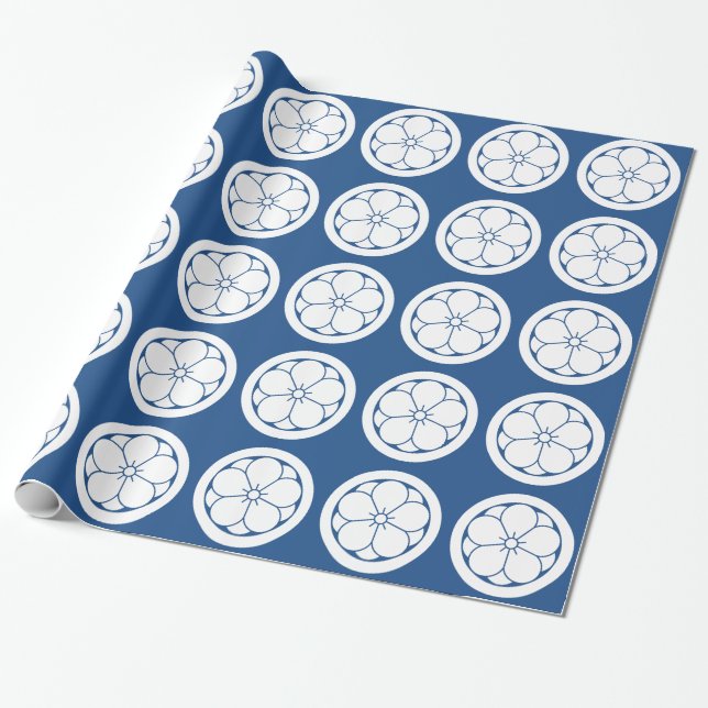 PAPEL DE REGALO 丸に八重梅 (Desenrollado)