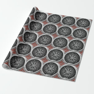 Papel De Regalo [100] Vegvisir - Viking Silver Magic Runic Compass