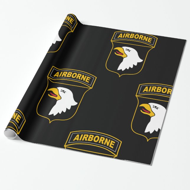Papel De Regalo 101ª División Aérea Veterano Militar (Desenrollado)