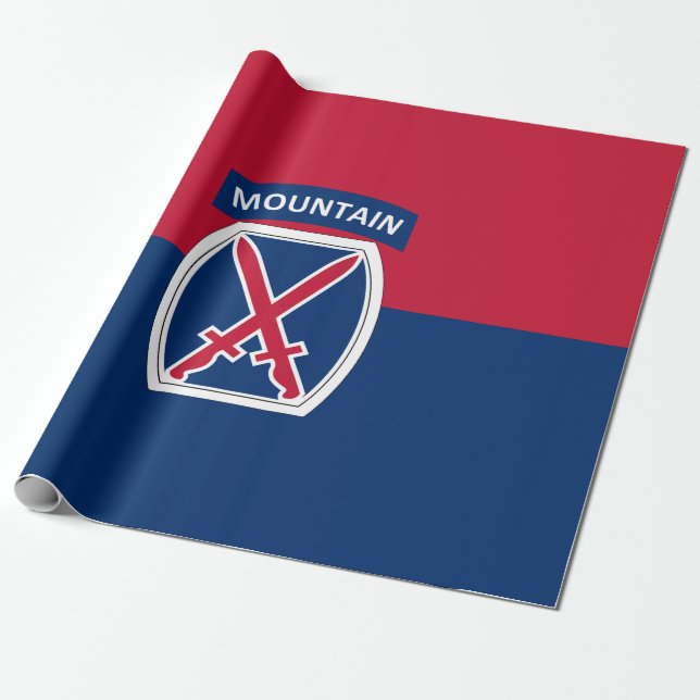 Papel De Regalo 10.ª División de Montaña (Desenrollado)