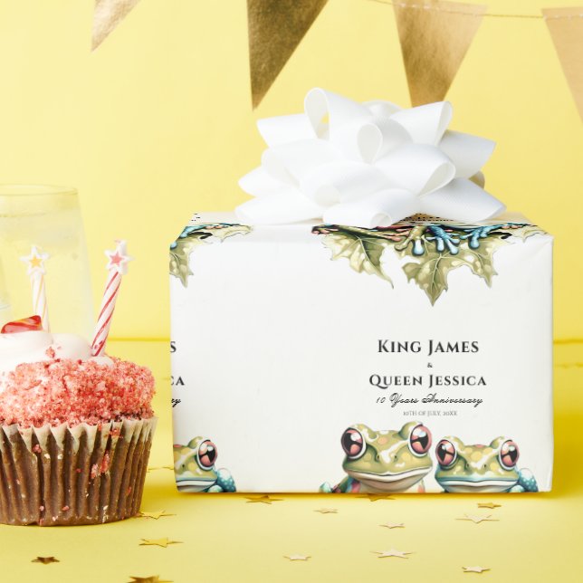 Papel De Regalo 10 años Boda Aniversario Jardín Fiesta Casual (Fiesta de cumpleaños )