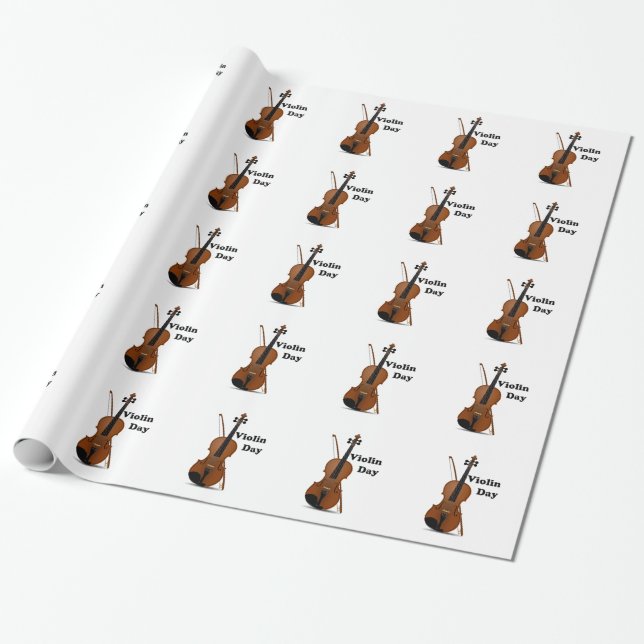Papel De Regalo 12-13 Día del violín (Desenrollado)