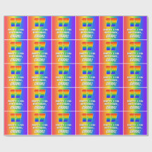 17.º cumpleaños: Colorido, divertido patrón arcoir