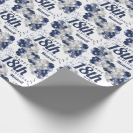 Papel De Regalo 18.º Balón de la Armada de cumpleaños