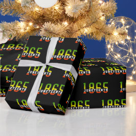 Papel De Regalo 18 de junio de 1865 celebrando la libertad de los 