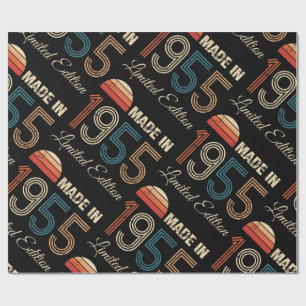 Papel De Regalo 1955 Vintage 70 cumpleaños