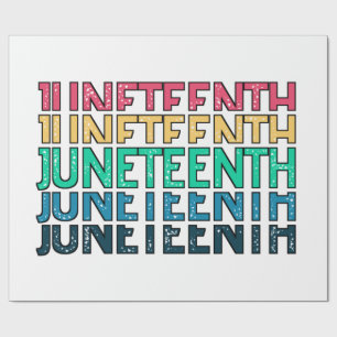 Papel De Regalo 19 de junio, Libertad para los afroamericanos.