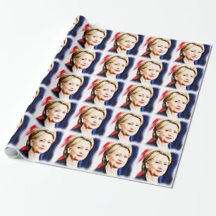 Papel De Regalo 1.ª Presidenta Hillary Clinton 2016_