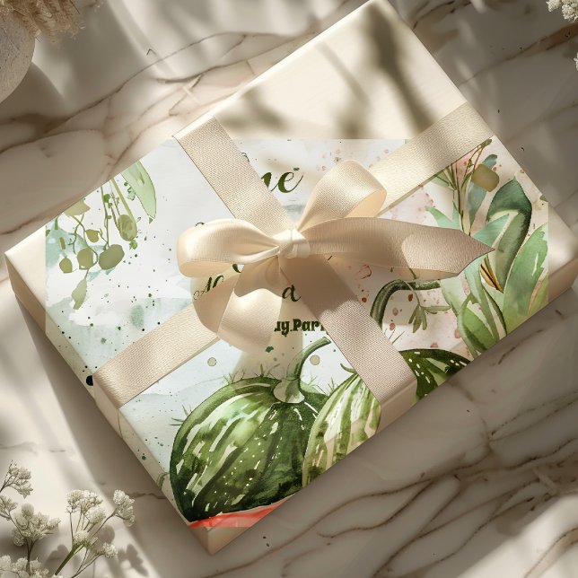 Papel De Regalo 1.ª sandía Cumpleaños (Subido por el creador)