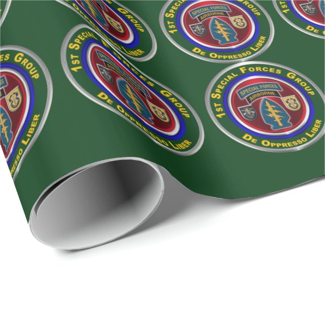 Papel De Regalo 1.ᵉʳ Grupo de Fuerzas Especiales Aerotransportado (Esquina del rollo)