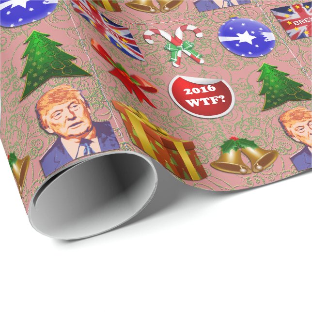 Papel De Regalo 2016 navidad loco (Esquina del rollo)