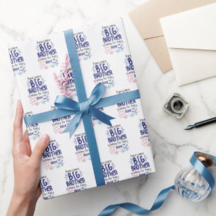 Papel De Regalo 2024 Nuevo Gran Hermano esperando a su hermano beb
