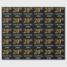 20.º cumpleaños: elegante y lujoso aspecto de Faux