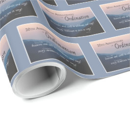 Papel De Regalo 20 Aniversario de Ordenación Felicidades