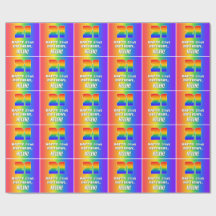 21 Aniversario: Colorido, divertido patrón arcoiri