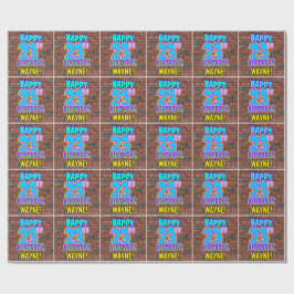 Papel De Regalo 23 Aniversario: Diversión, graffiti urbano inspira