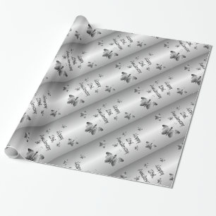 Papel De Regalo 25to Aniversario de bodas de plata