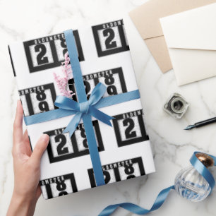 Papel De Regalo 29.º Odómetro de Cumpleaños