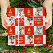 2 Foto Elegante Feliz Navidad Gold