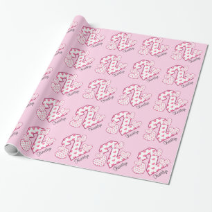 Papel De Regalo 2do personalizado V02X del cumpleaños de los