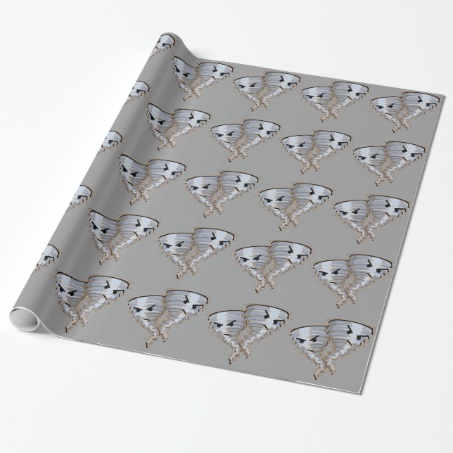 PAPEL DE REGALO 310431 FURIOSO TORNADOS PERSONALIZADO FUNNY WEATHE (Desenrollado)