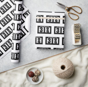 Papel De Regalo 39.º Odómetro de Cumpleaños