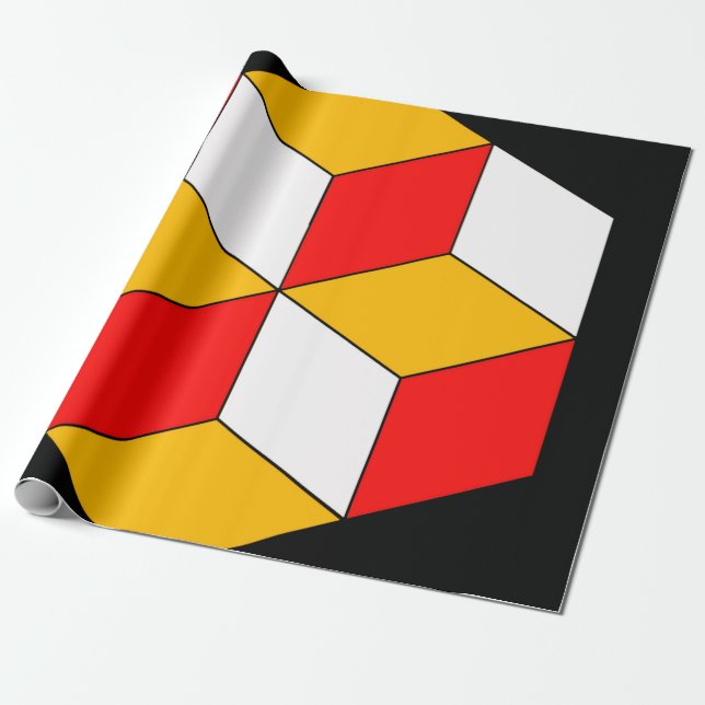 Papel De Regalo 3.ᵉʳ cubos (Desenrollado)