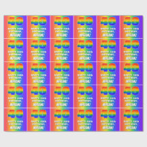 40.º cumpleaños: Colorido, divertido patrón arcoir